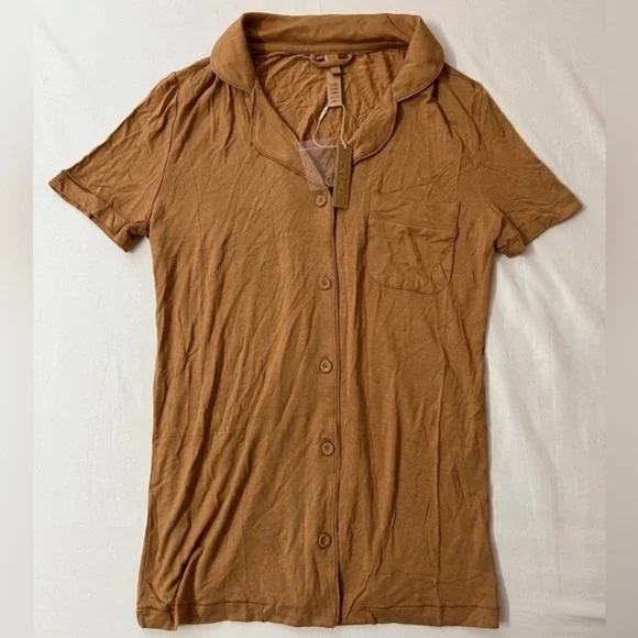 Skims brown PJ top - Picture 1 of 8